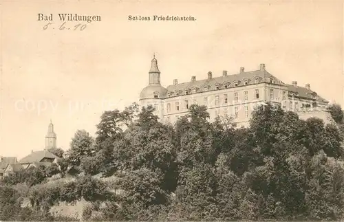 AK / Ansichtskarte Bad Wildungen Schloss Friedrichstein Kat. Bad Wildungen