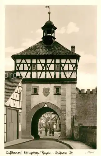 AK / Ansichtskarte Koenigsberg Bayern Hassfurter Tor Luftkurort Kat. Koenigsberg i.Bay.