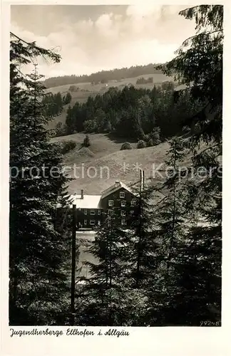 AK / Ansichtskarte Ellhofen Allgaeu Jugendherberge Allgaeuer Alpen Kat. Weiler Simmerberg