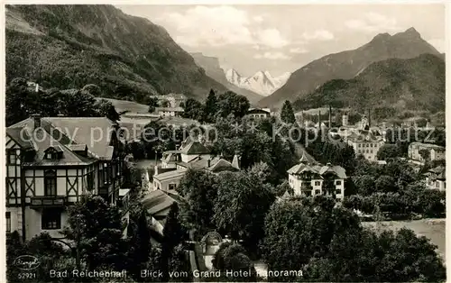 AK / Ansichtskarte Bad Reichenhall Panorama Blick vom Grand Hotel Alpen Kat. Bad Reichenhall