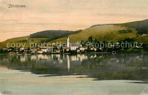 AK / Ansichtskarte Schliersee Blick ueber den See Kat. Schliersee