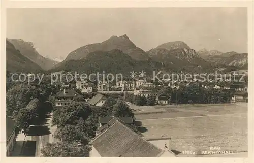 AK / Ansichtskarte Bad Reichenhall Gesamtansicht mit Alpenpanorama Kat. Bad Reichenhall