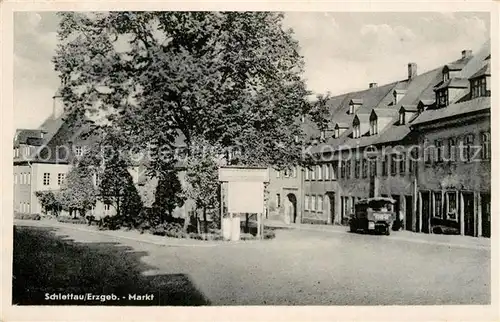 AK / Ansichtskarte Schlettau Erzgebirge Markt Kat. Schlettau Erzgebirge