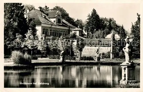 AK / Ansichtskarte Salzburg Oesterreich Hellbrunn Park Wasserkuenste Kat. Salzburg