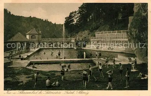 AK / Ansichtskarte Pottenstein Oberfranken Kur  und Schwimmbad  Kat. Pottenstein