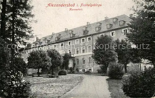 AK / Ansichtskarte Alexandersbad Bad Kuranstalt Kat. Bad Alexandersbad