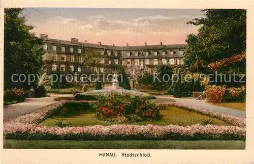 AK / Ansichtskarte Hanau Main Stadtschloss Park Kat. Hanau