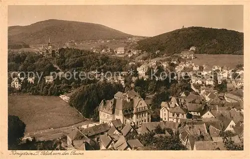 AK / Ansichtskarte Koenigstein Taunus Panorama Blick von der Ruine Kat. Koenigstein im Taunus