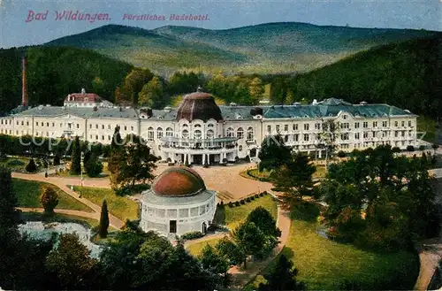 AK / Ansichtskarte Bad Wildungen Fuerstliches Badehotel Kat. Bad Wildungen