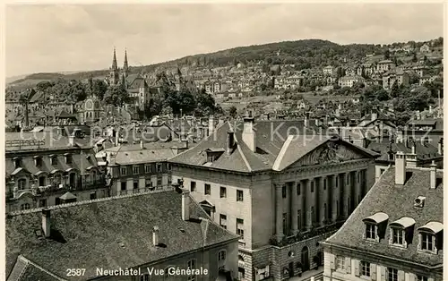 AK / Ansichtskarte Neuchatel NE Vue generale Kat. Neuchatel