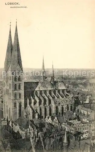 AK / Ansichtskarte Luebeck Marienkirche Kat. Luebeck