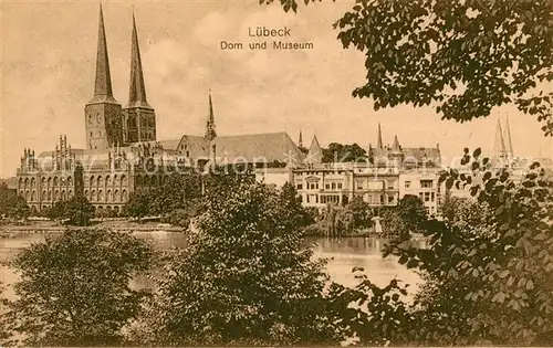 AK / Ansichtskarte Luebeck Dom und Museum Kat. Luebeck