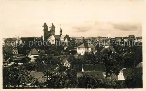 AK / Ansichtskarte Klosterlausnitz Bad Teilansicht Luftkurort mit Kirche Kat. Bad Klosterlausnitz