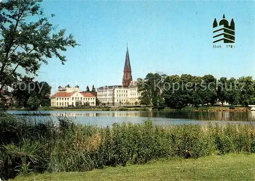 AK / Ansichtskarte Schwerin Mecklenburg Burgsee Kat. Schwerin