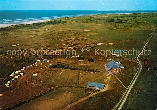 AK / Ansichtskarte Langeoog Nordseebad Fliegeraufnahme Jugendherberge  Kat. Langeoog