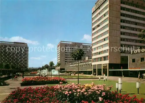 AK / Ansichtskarte Dresden Prager Strasse mit Interhotels Bastei Koenigstein und Newa Kat. Dresden Elbe