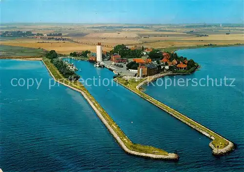 AK / Ansichtskarte Orth Fehmarn Hafen Fliegeraufnahme Kat. Fehmarn