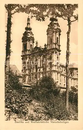 AK / Ansichtskarte Vierzehnheiligen Basilika und Wallfahrtskirche Kat. Bad Staffelstein