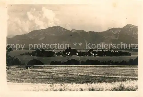 AK / Ansichtskarte Chiemsee mit Fraueninsel Kat. Chiemsee