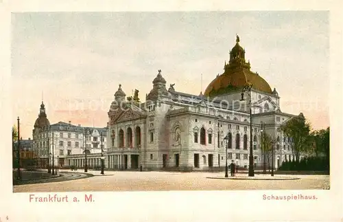 AK / Ansichtskarte Frankfurt Main Schauspielhaus Kat. Frankfurt am Main