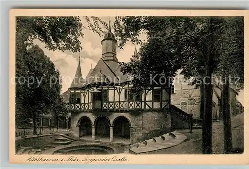 AK / Ansichtskarte Muehlhausen Thueringen Popperoder Quelle Kat. Muehlhausen Thueringen