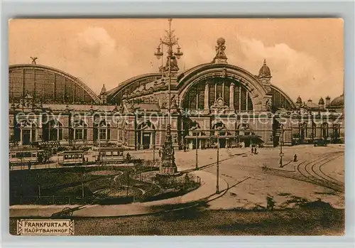 AK / Ansichtskarte Frankfurt Main Hauptbahnhof Kat. Frankfurt am Main