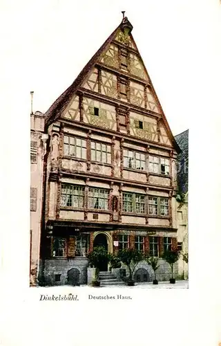 AK / Ansichtskarte Dinkelsbuehl Deutsches Haus Kat. Dinkelsbuehl