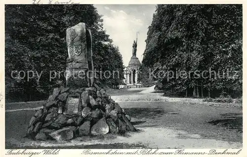 AK / Ansichtskarte Teutoburgerwald Bismarckturm Hermanns Denkmal Kat. Detmold