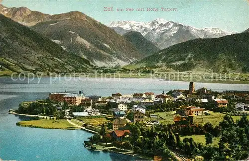 AK / Ansichtskarte Zell See Panorama Hohe Tauern Kat. Zell am See