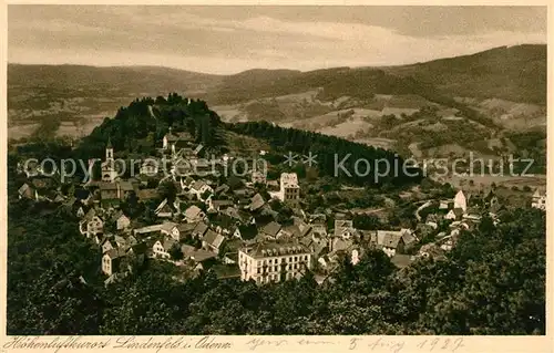 AK / Ansichtskarte Lindenfels Odenwald Fliegeraufnahme Kat. Lindenfels