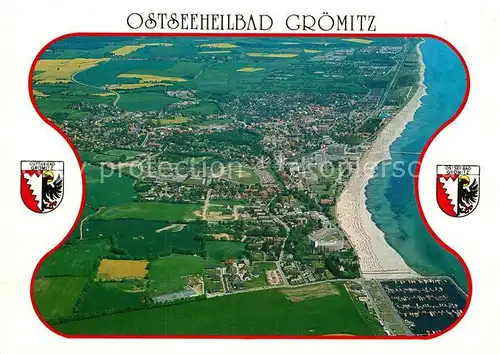 AK / Ansichtskarte Groemitz Ostseebad Fliegeraufnahme Kat. Groemitz