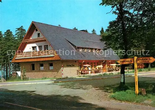 AK / Ansichtskarte Friedrichroda Heuberghaus am Rennsteig Kat. Friedrichroda