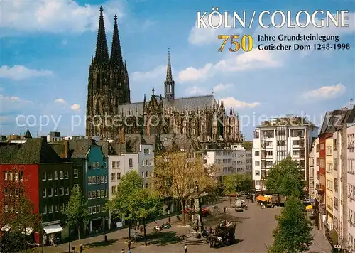 AK / Ansichtskarte Koeln Rhein Dom Kat. Koeln