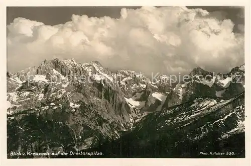 AK / Ansichtskarte Foto Huber H. Nr. 530 Dreitorspitze  Kat. Fotografie