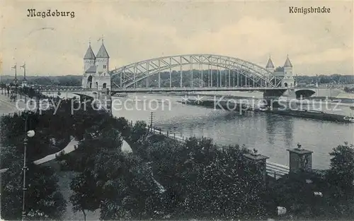 AK / Ansichtskarte Magdeburg Koenigsbruecke Kat. Magdeburg