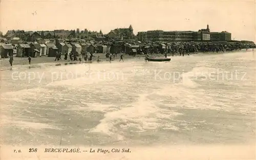 AK / Ansichtskarte Berck Plage La Plage