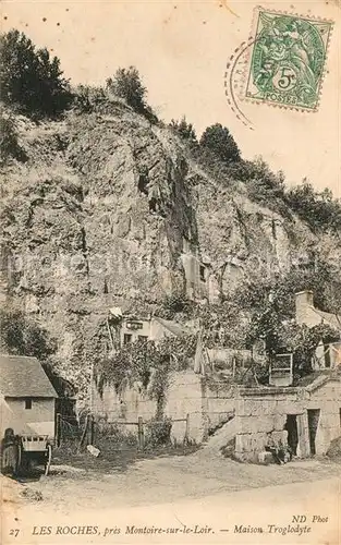 AK / Ansichtskarte Les Roches de Condrieu Maison Troglodyte Kat. Les Roches de Condrieu