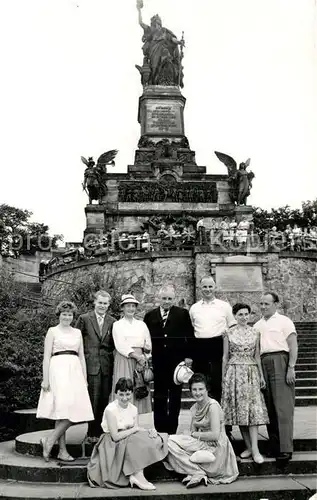 AK / Ansichtskarte Ruedesheim Rhein Niederwald Denkmal Kat. Ruedesheim am Rhein