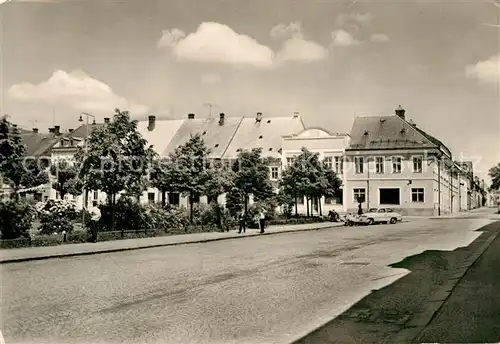 AK / Ansichtskarte Nove Mesto pod Smrkem Namesti a Delnicky dum po nove uprave Kat. Neustadt