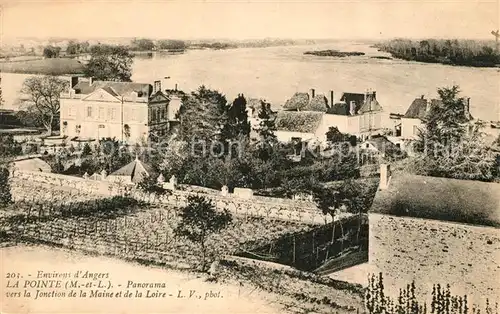 AK / Ansichtskarte La Pointe Bouchemaine Panorama vers la Jonction de la Maine et de la Loire Kat. Bouchemaine