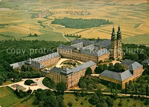 AK / Ansichtskarte Staffelstein Fliegeraufnahme Schloss Banz Kat. Bad Staffelstein