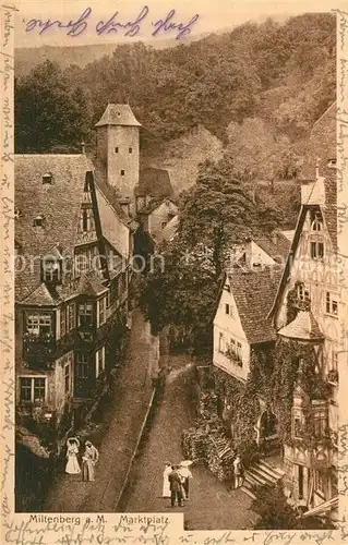 AK / Ansichtskarte Miltenberg Main Marktplatz Kat. Miltenberg