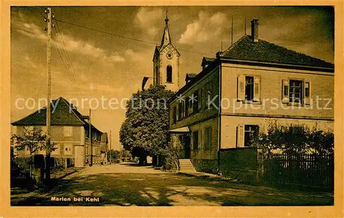 AK / Ansichtskarte Marlen Ortspartie bei der Kirche Kat. Kehl