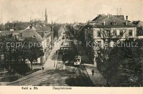 AK / Ansichtskarte Kehl Rhein Hauptstrasse Kat. Kehl