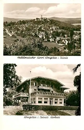 AK / Ansichtskarte Koenigstein Taunus Panorama Heilklimatischer Kurort Kurhaus Kat. Koenigstein im Taunus