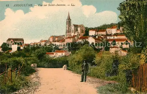 AK / Ansichtskarte Angouleme Vue sur Saint Ausonne Kat. Angouleme