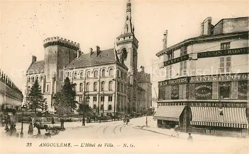 AK / Ansichtskarte Angouleme Hotel de Ville Kat. Angouleme