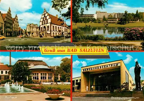 AK / Ansichtskarte Bad Salzuflen Rathaus Lipperlandklinik Kurhaus Bewegungszentrum Kat. Bad Salzuflen