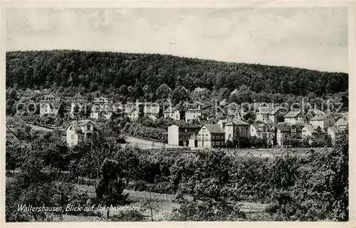 AK / Ansichtskarte Waltershausen Gotha Panorama Blick auf Ibenhainerstrasse Kat. Waltershausen