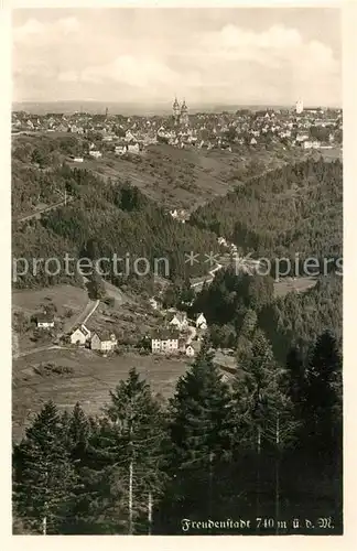 AK / Ansichtskarte Freudenstadt Panorama Kat. Freudenstadt